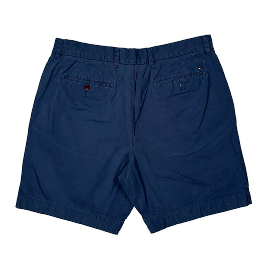 Vintage Custom Fit Tommy Hilfiger Chino Shorts - 36W 8L Blue Cotton