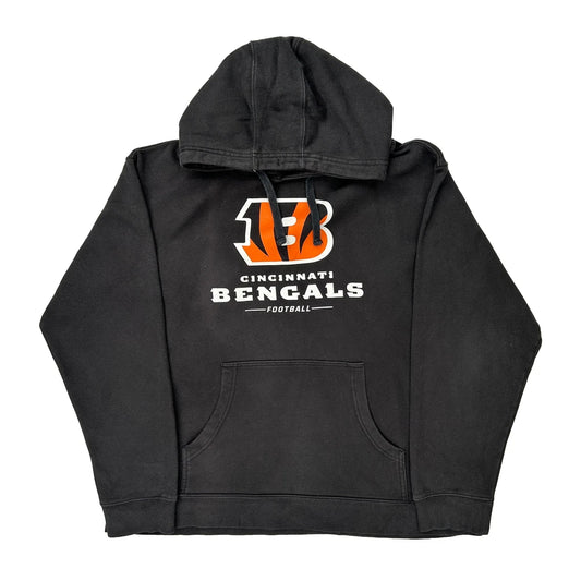 Cincinnati Bengals Fanatics Football Hoodie - XL Black Cotton Blend