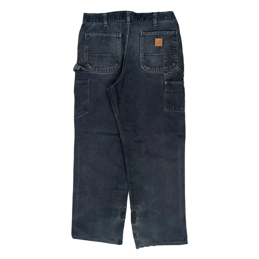 Vintage Carhartt Carpenter Trousers - 32W 30L Grey Cotton