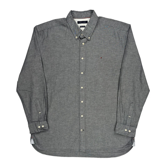 Tommy Hilfiger Shirt - XL Grey Cotton