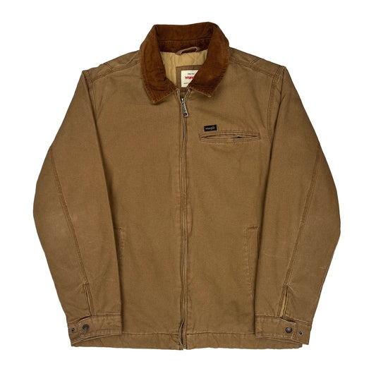 Wrangler Workwear Jacket - Medium Brown Cotton