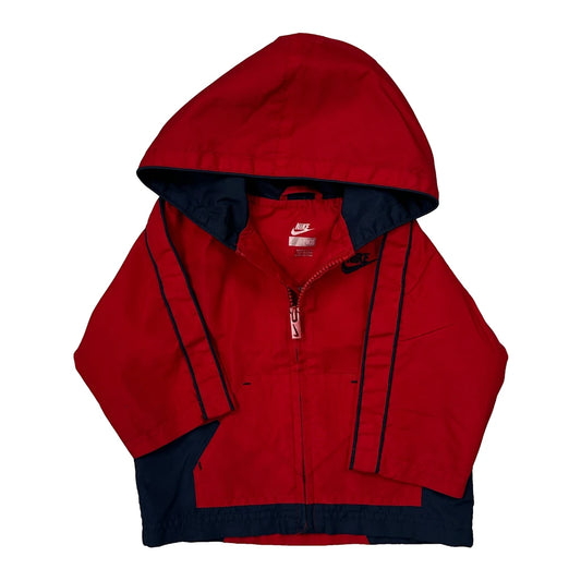 Age 12 Months Nike Windbreaker - 2XS Red Polyester