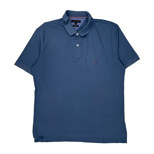 Tommy Hilfiger Polo Shirt - XL Blue Cotton