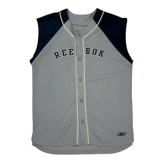 Reebok Baseball Jersey - Medium Grey Polyester