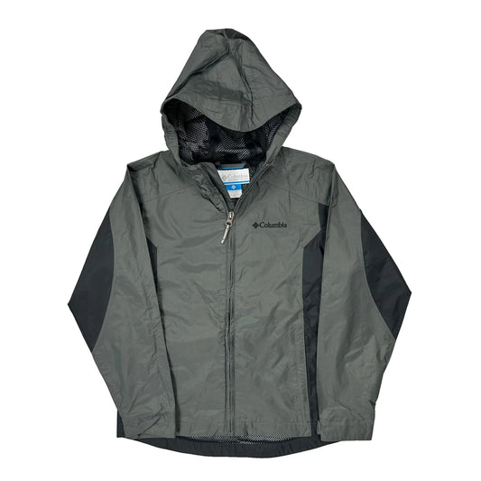 Vintage Columbia Jacket - Small Grey Polyester