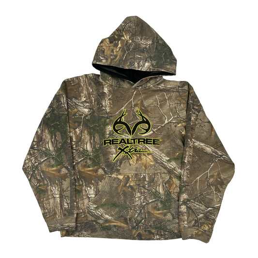 Realtree Camo Hoodie - XL Khaki Polyester