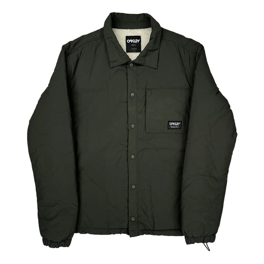 Oakley Jacket - Large Green Polyester