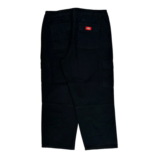 Vintage Dickies Cargo Trousers - 36W UK 18 Black Cotton