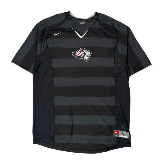 Vintage Number 73 Nike Striped Jersey - Large Black Polyester