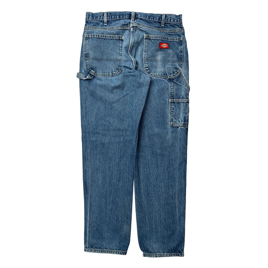Dickies Carpenter Jeans - 33W 34L Blue Denim
