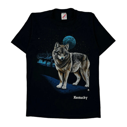 Jerzees Single Stitch T-Shirt - Medium Black Cotton