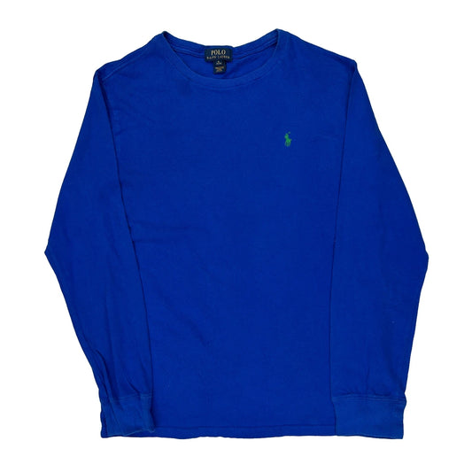 Polo By Ralph Lauren Long Sleeve T-Shirt - XL Blue Cotton