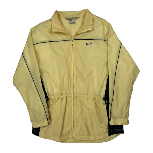 Nike Jacket - Medium Yellow Polyester