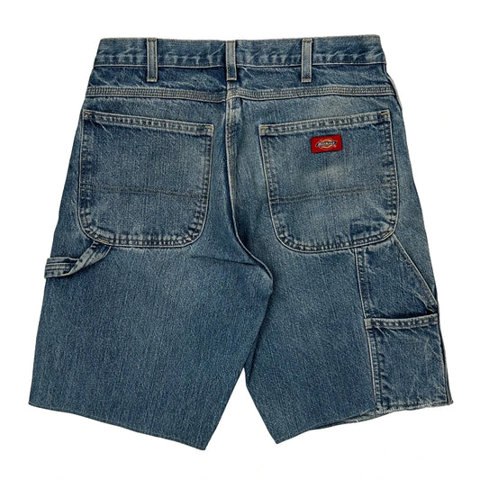 Dickies Denim Shorts - 31W 11L Blue Denim
