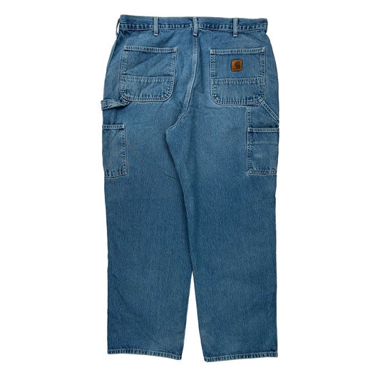 Carhartt Carpenter Jeans - 36W 32L Blue Cotton