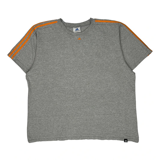 Adidas T-Shirt - XL Grey Cotton