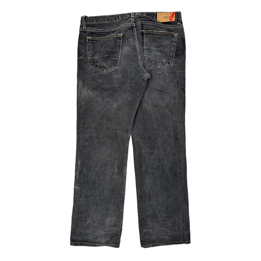 Vintage Unbranded Hip Hop Jeans - 36W 35L Grey Denim