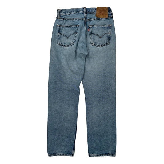 501 Levis Jeans - 30W 30L Light Wash Cotton