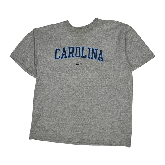 Carolina Nike College T-Shirt - XL Grey Cotton