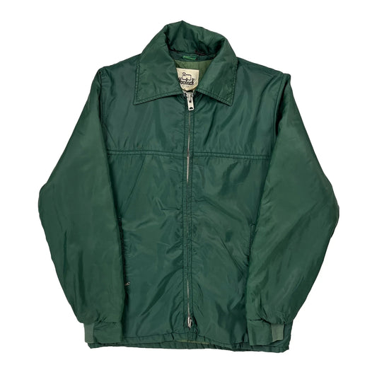 1960s/1970s Woolrich Windbreaker - Medium Green Nylon