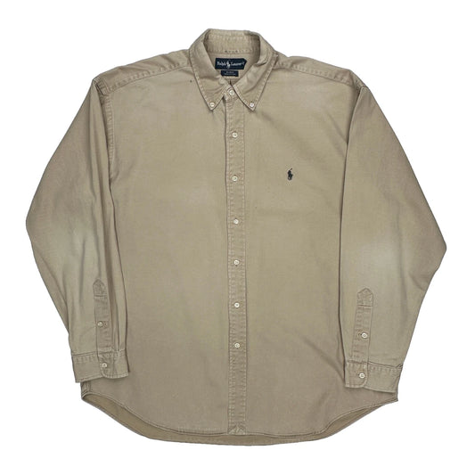 Ralph Lauren Shirt - XL Beige Cotton