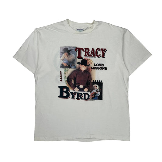 Tracy Byrd Love Lessons Riverview Mfg Single Stitch T-Shirt - XL White Cotton