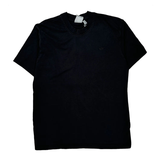 Vintage Adidas T-Shirt - Medium Black Cotton
