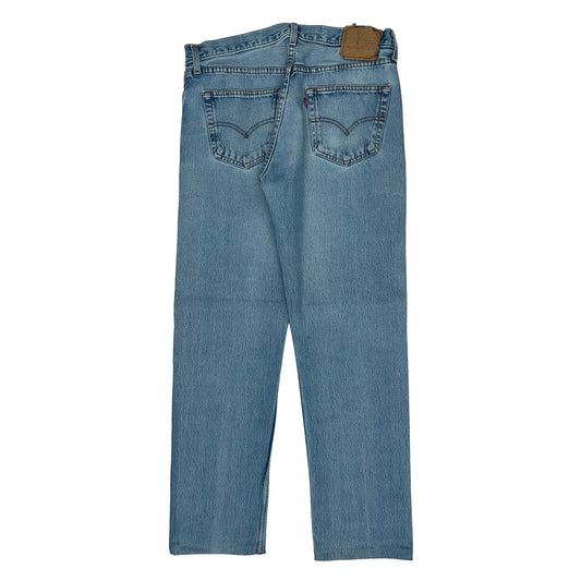 501 Levis Jeans - 34W 31L Light Wash Denim