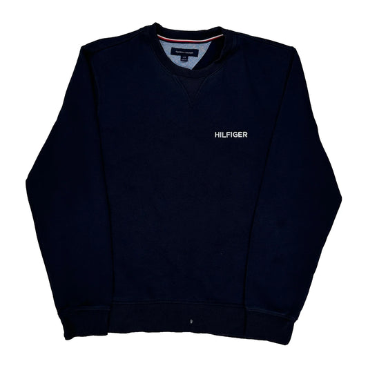 Tommy Hilfiger Sweatshirt - Large Navy Cotton
