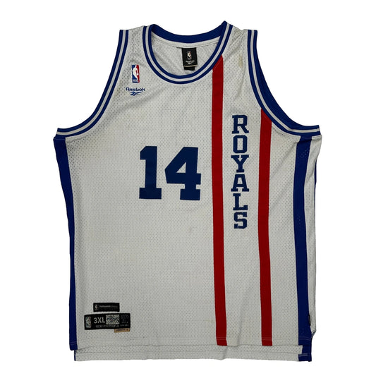 Vintage Royals Reebok Nba Jersey - 3XL White Polyester