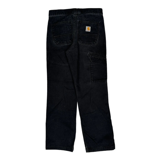 Carhartt Carpenter Trousers - 28W UK 8 Black Cotton