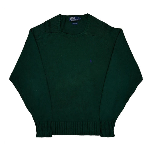 Polo By Ralph Lauren Jumper - Large Green Cotton