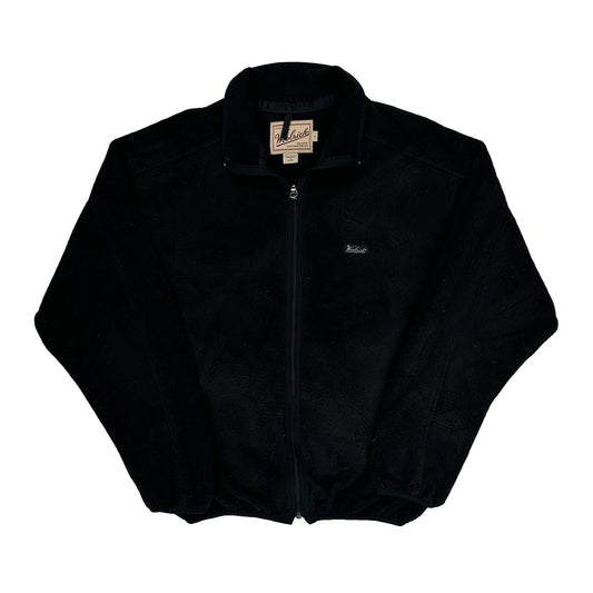 Woolrich Fleece Jacket - Large Black Polyester