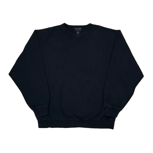 90S Blank Canadian Classic Sweatshirt - XL Black Cotton