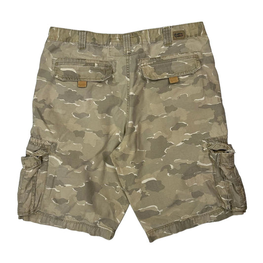 Vintage Levis Camo Cargo Shorts - 38W 13L Green Cotton