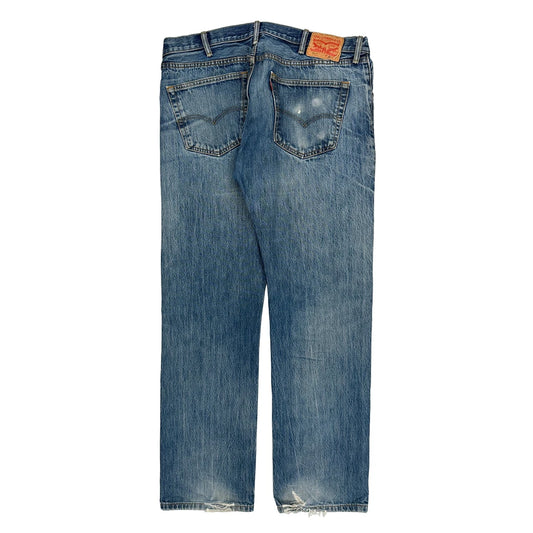 501 Levis Jeans - 40W 34L Blue Cotton