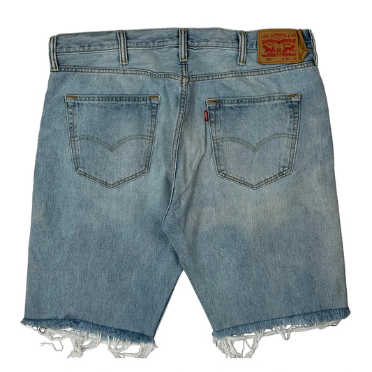Vintage Levis Denim Shorts - 38W 11L Light Wash Cotton