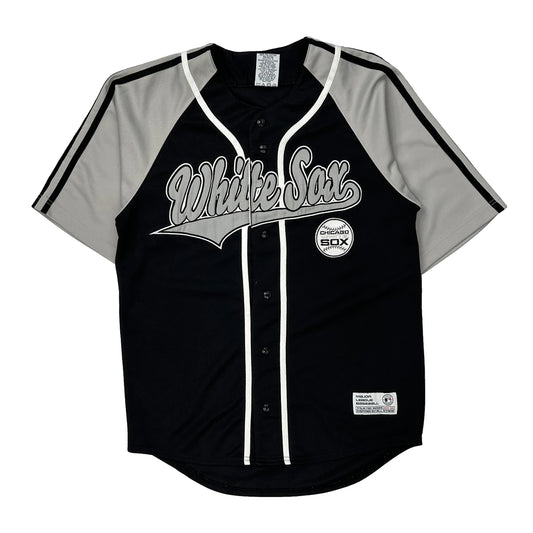 Chicago White Sox True Fan Mlb Jersey - Medium Black Polyester