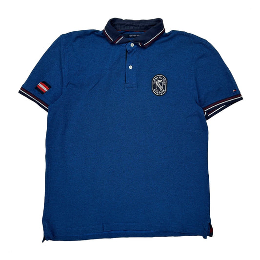 Vintage Tommy Hilfiger Polo Shirt - XL Blue Cotton