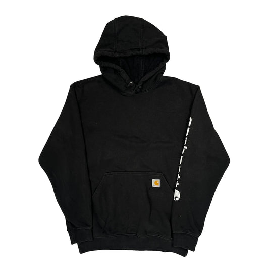 Loose Fit Carhartt Hoodie - Medium Black Cotton