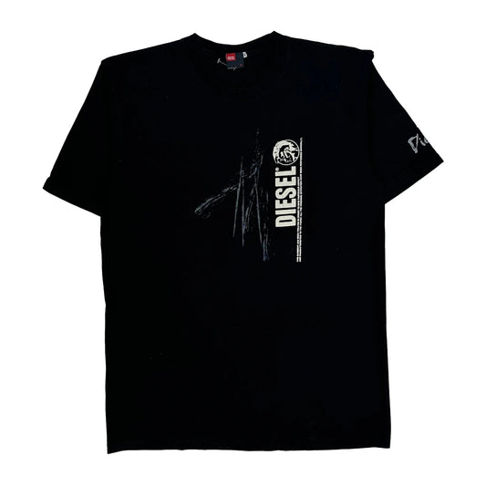 Diesel T-Shirt - XL Black Cotton