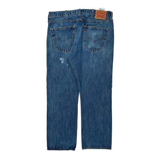 501 Levis Jeans - 36W 30L Blue Cotton