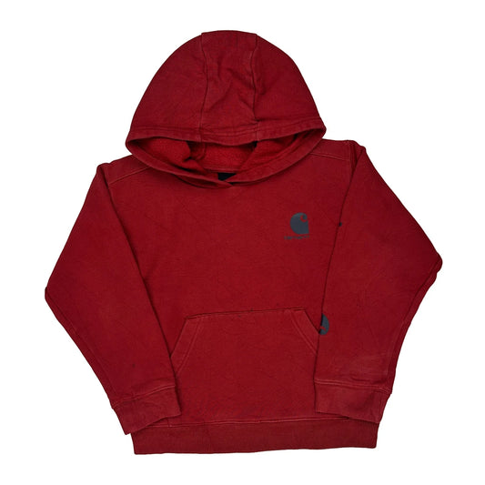 Age 6 Carhartt Hoodie - XS Red Cotton