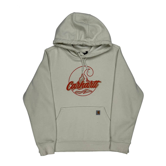 Carhartt Graphic Hoodie - XL Cream Cotton