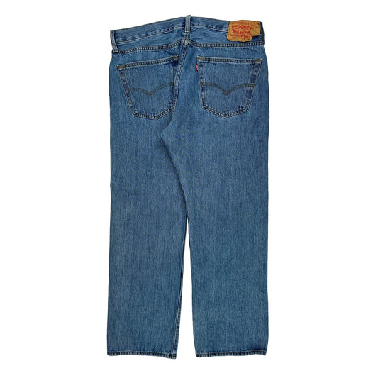 501 Levis Jeans - 36W 30L Blue Cotton