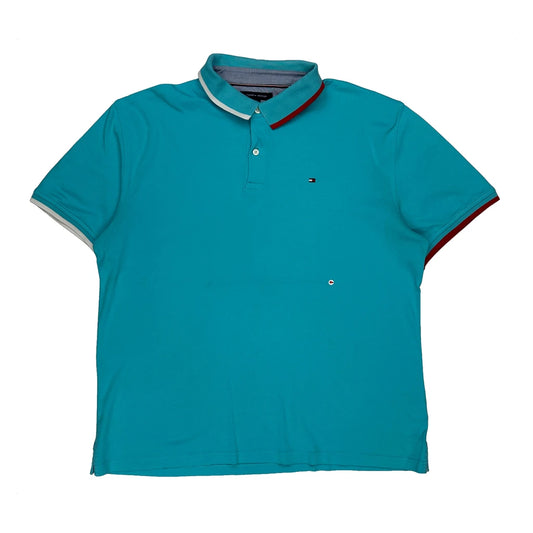 Tommy Hilfiger Polo Shirt - 2XL Blue Cotton