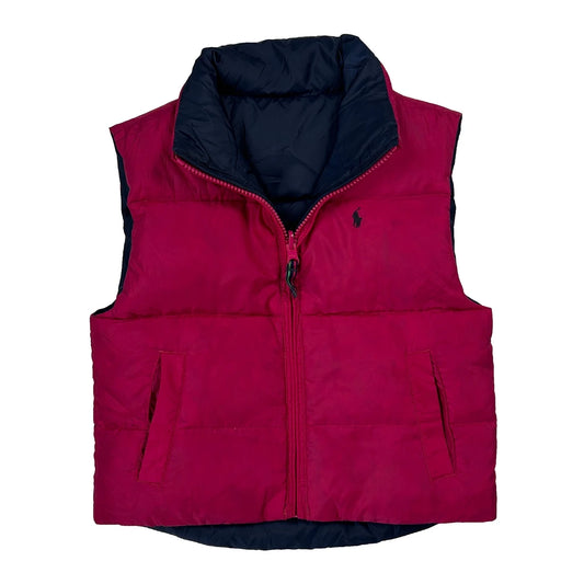 Age 5-6 Polo By Ralph Lauren Puffer - Small Red Polyester