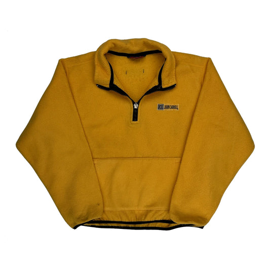 Vintage John Carroll Champion Fleece - XL Yellow Polyester