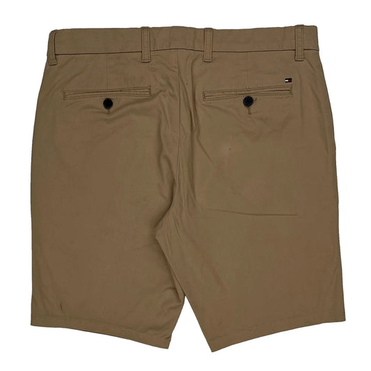 Vintage Tommy Hilfiger Slim Fit Chino Shorts - 33W 9L Beige Cotton