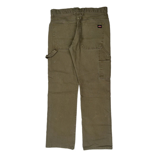 Vintage Dickies Carpenter Trousers - 33W 31L Khaki Cotton
